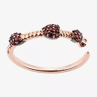 Harry Potter Womens Genuine Red Garnet 14K Rose Gold Over Silver Cocktail Ring