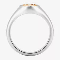 Harry Potter Womens 14K Gold Over Silver Signet Ring