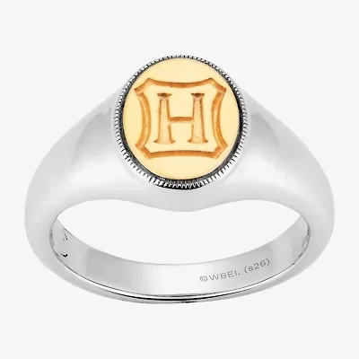 Harry Potter Womens 14K Gold Over Silver Signet Ring