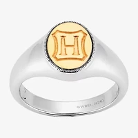 Harry Potter Womens 14K Gold Over Silver Signet Ring