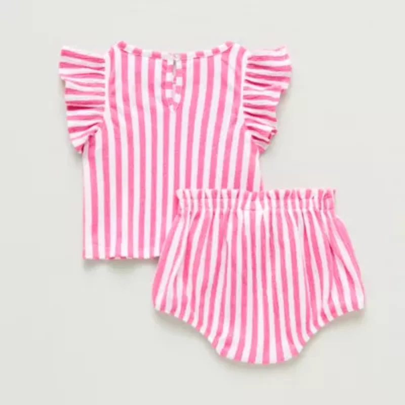 Okie Dokie Baby Girls 2-pc. Short Set