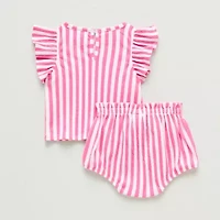 Okie Dokie Baby Girls 2-pc. Short Set