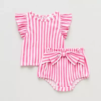 Okie Dokie Baby Girls 2-pc. Short Set