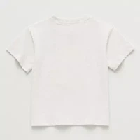 Okie Dokie Toddler & Little Girls Crew Neck Short Sleeve Relaxed Fit Graphic T-Shirt