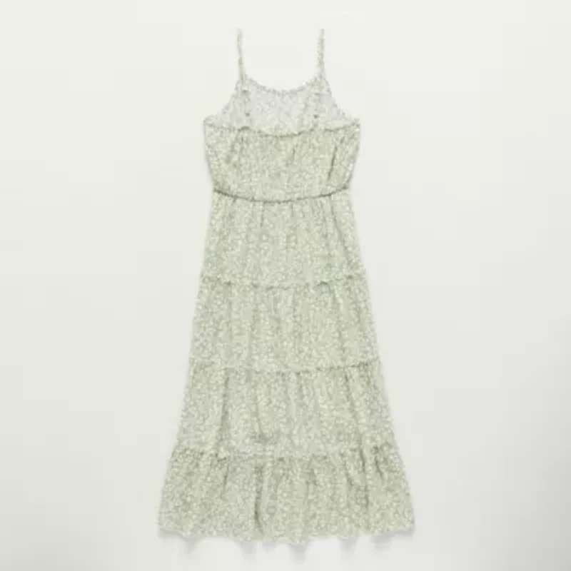 by&by girl Big Kid Girls Floral 2-pc. Dress Set