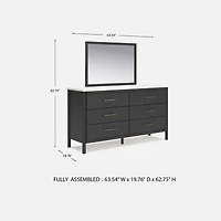 Signature Design by Ashley® Canon 6-Drawer Dresser