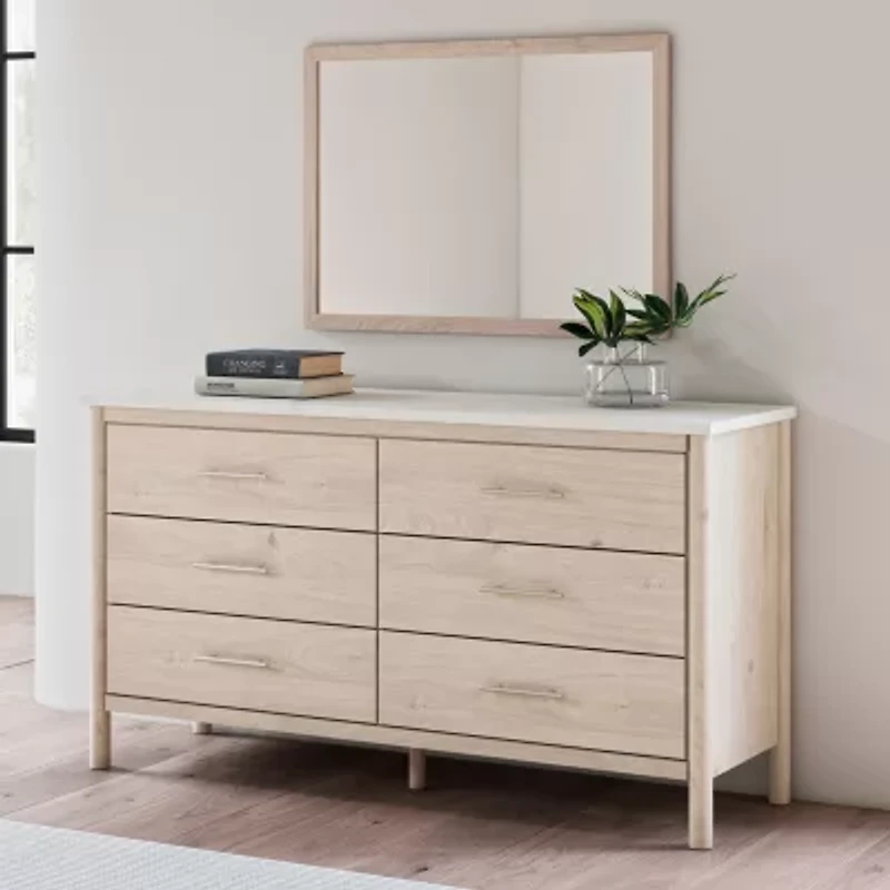 Signature Design by Ashley Canon Dresser and Mirror