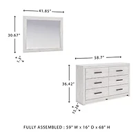 Signature Design by Ashley® Chickasaw 6-Drawer Dresser