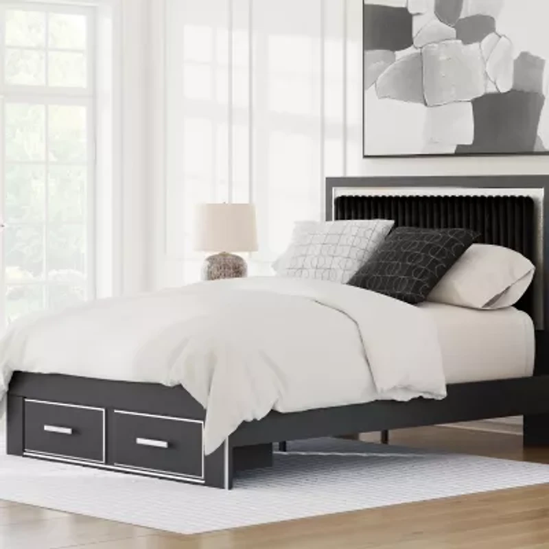 Signature Design by Ashley® Birch Upholstered Platform Bed