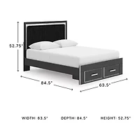 Signature Design by Ashley® Birch Upholstered Platform Bed
