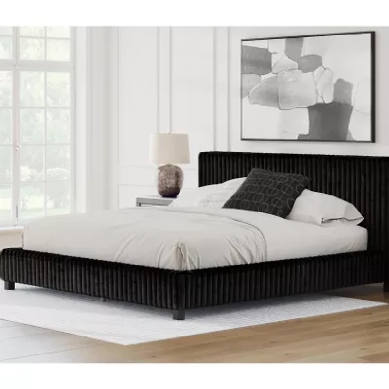 Signature Design by Ashley® Birch Upholstered Rectangular Bed