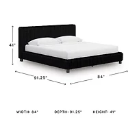 Signature Design by Ashley® Birch Upholstered Rectangular Bed