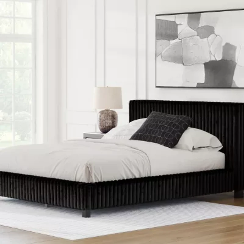 Signature Design by Ashley® Birch Upholstered Rectangular Bed