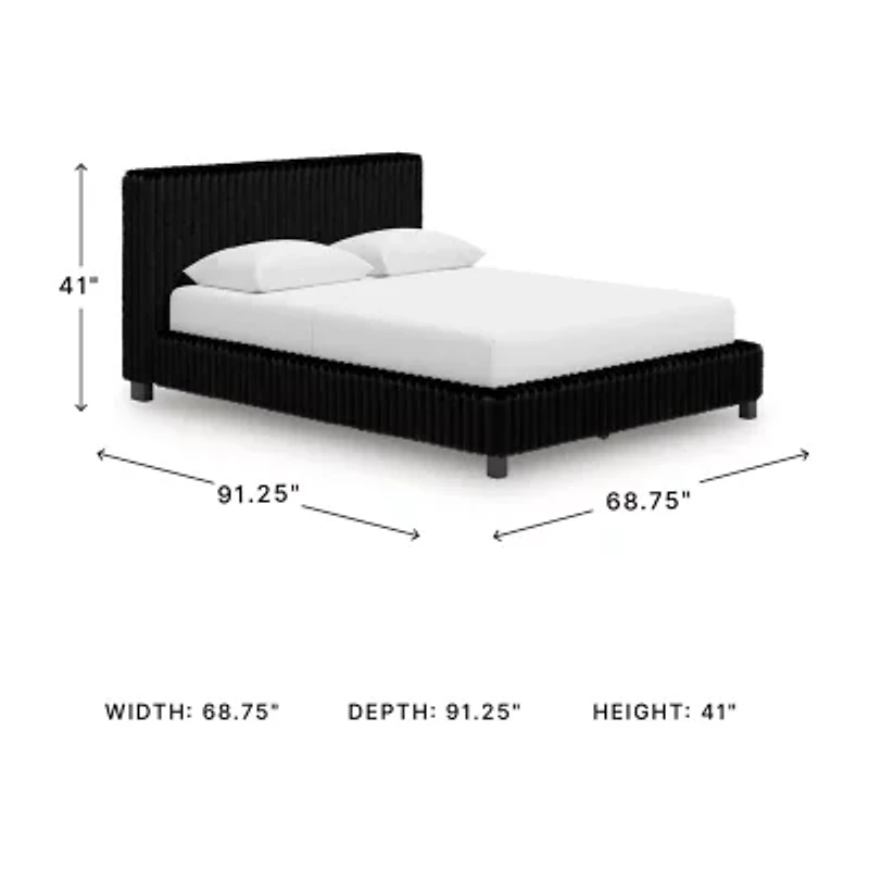 Signature Design by Ashley® Birch Upholstered Rectangular Bed