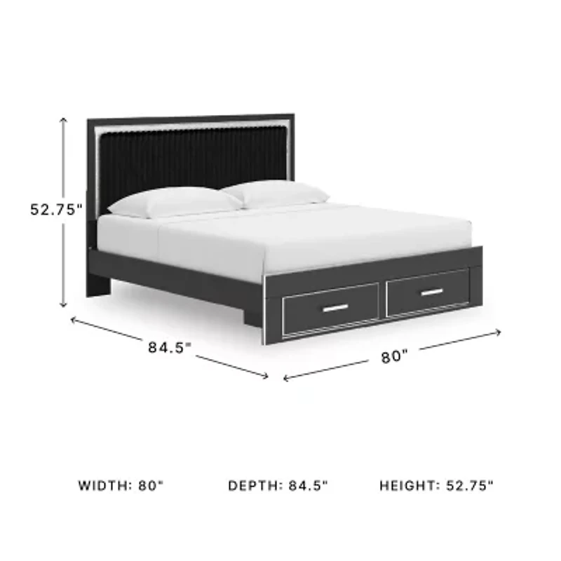Signature Design by Ashley® Birch Upholstered Platform Bed