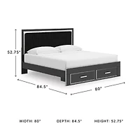 Signature Design by Ashley® Birch Upholstered Platform Bed