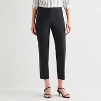 Worthington Womens Slim High Rise Pant