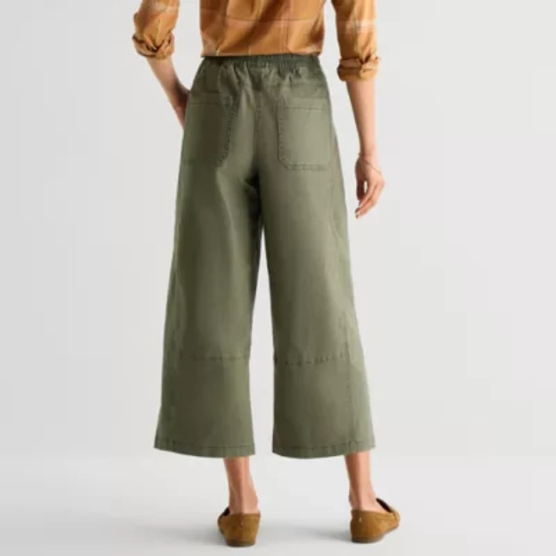 St. John's Bay Womens Mid Rise Cropped Pant
