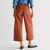 St. John's Bay Womens Mid Rise Cropped Pant