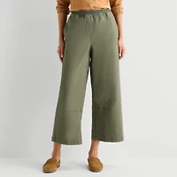 St. John's Bay Womens Mid Rise Cropped Pant
