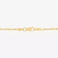 Made in Italy Womens 14K Gold Over Silver 20 Inch Chain Necklace