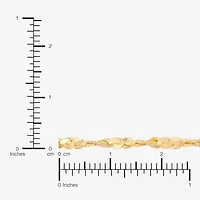 Made in Italy Womens 14K Gold Over Silver 20 Inch Chain Necklace