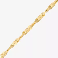 Made in Italy Womens 14K Gold Over Silver 20 Inch Chain Necklace