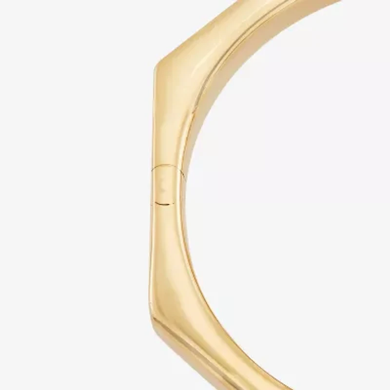 Silver Addiction Womens 14K Gold Over Silver Bangle Bracelet