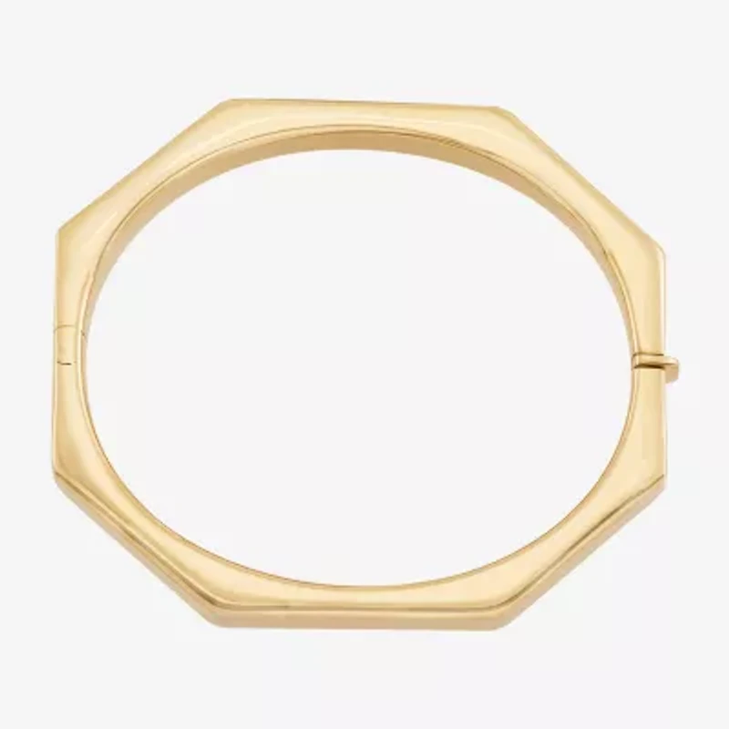 Silver Addiction Womens 14K Gold Over Silver Bangle Bracelet