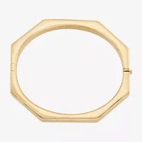 Silver Addiction Womens 14K Gold Over Silver Bangle Bracelet