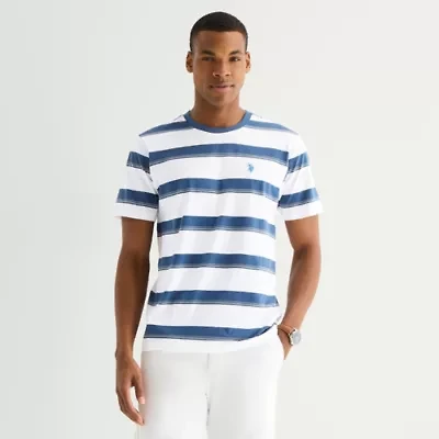 U.S. Polo Assn. Stretch Mens Crew Neck Short Sleeve T-Shirt