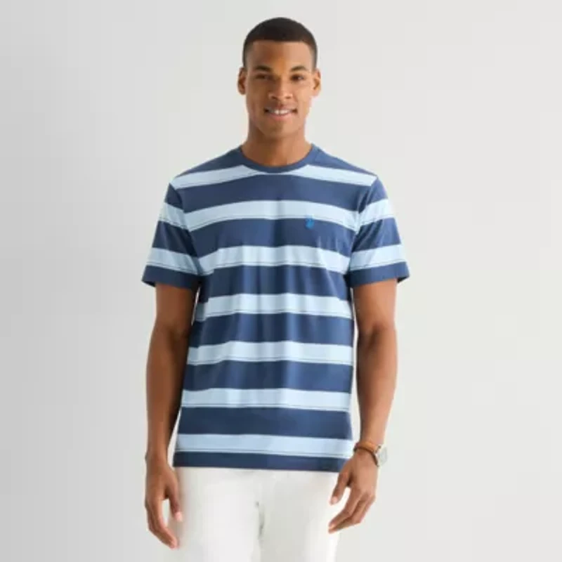 U.S. Polo Assn. Stretch Mens Crew Neck Short Sleeve T-Shirt