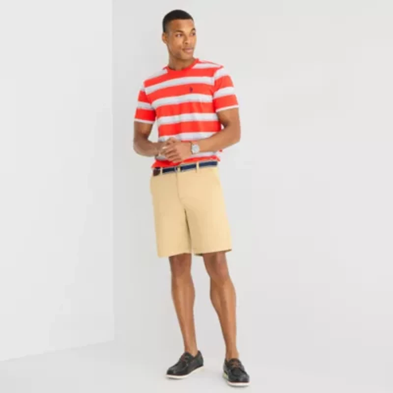 U.S. Polo Assn. Stretch Mens Crew Neck Short Sleeve T-Shirt