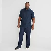 Shaquille O'Neal XLG™ Big and Tall Mens Regular Fit Short Sleeve Polo Shirt