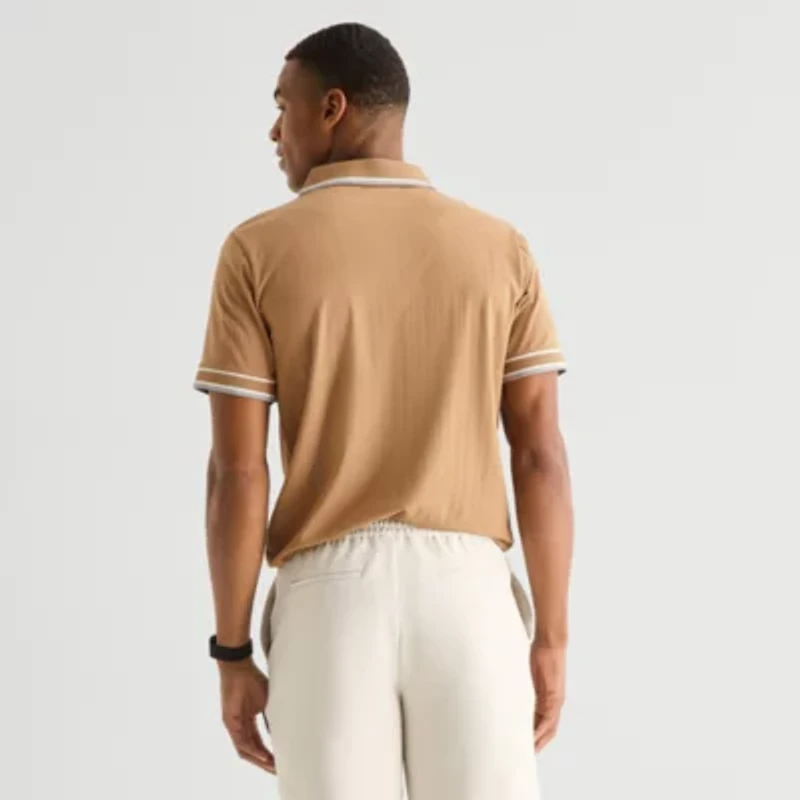Stylus Mens Regular Fit Short Sleeve Polo Shirt