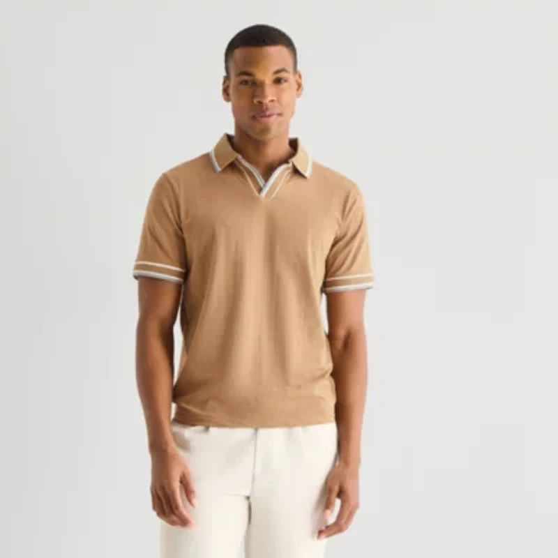 Stylus Mens Regular Fit Short Sleeve Polo Shirt
