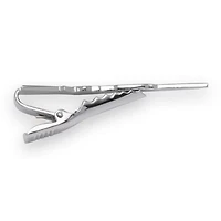 Rhodium-Plated Tie Bar