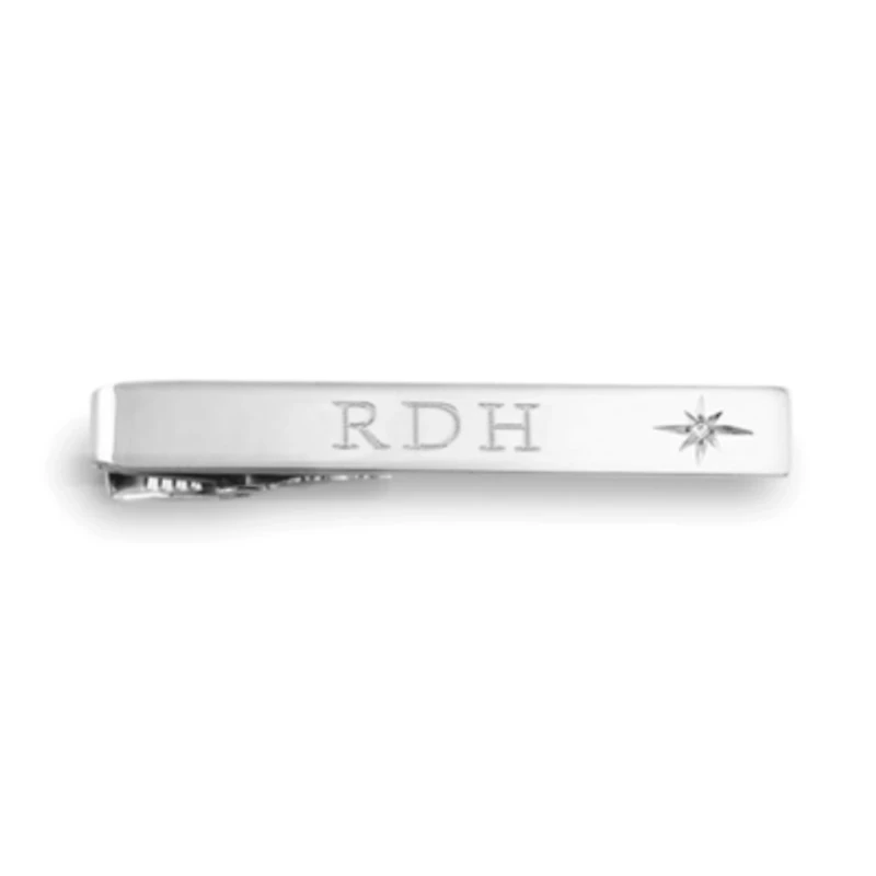 Personalized Star Tie Bar