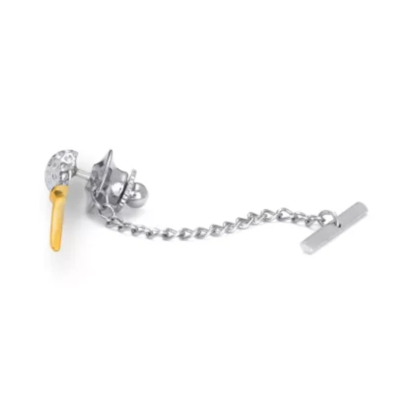 Golf Ball And Tee Tie Tack