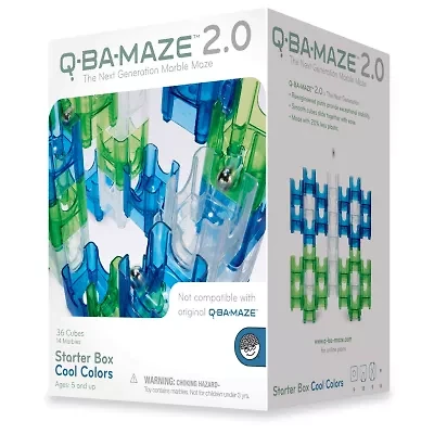 MindWare Q-BA-MAZE 2.0 Starter Box - Cool Colors:50 Pcs