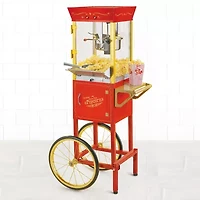 Nostalgia CCP510 53-Inch Tall Commercial 6-Ounce Kettle Popcorn Cart