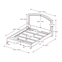 Florence Upholstered Platform Bed