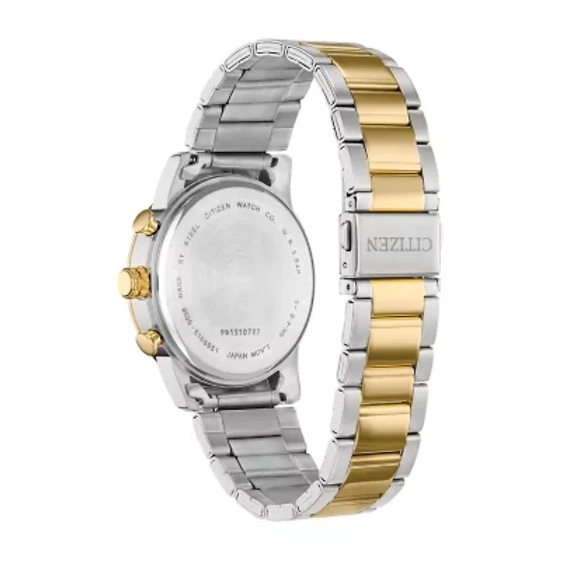 Citizen Quartz Mens Chronograph Two Tone Stainless Steel Bracelet Watch An8054-50e