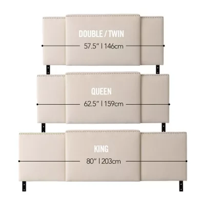 Corliving Fairfield Upholstered Tufted Headboard