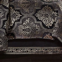 Queen Street Willow 4-Pc. Damask And Scroll Heavyweight Comforter Set