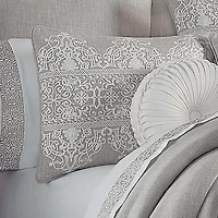 Queen Street Annie 4-pc. Damask + Scroll Comforter Set
