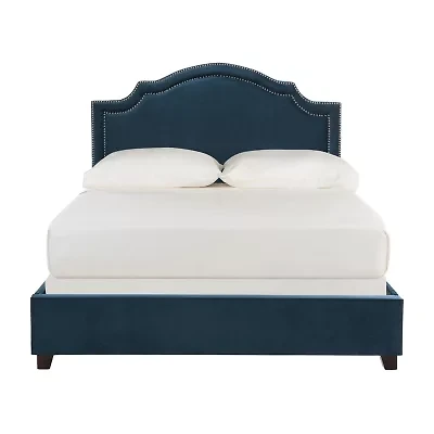 Theron Velvet Upholstered Bed