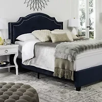 Theron Velvet Upholstered Bed