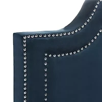 Theron Velvet Upholstered Bed