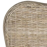 Imelda Upholstered Rattan Headboard